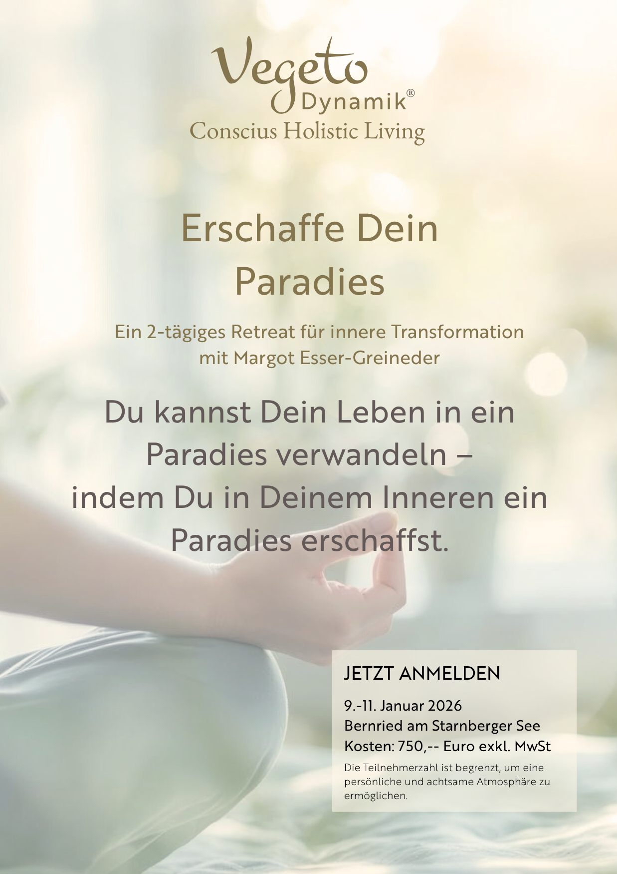 Erschaffe Dein Paradies - Selbsterfahrungsretreat